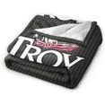 thumbnail image 2 of Troy University Logo Fleece Blanket, Very Soft Microfiber Flannel Blanket for Couch Warm and Cozy for All Seasons, 2 of 6