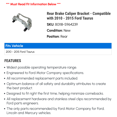 thumbnail image 2 of Rear Brake Caliper Bracket - Compatible with 2010 - 2015 Ford Taurus 2011 2012 2013 2014, 2 of 2