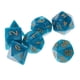 thumbnail image 4 of Dados Poliédricos de 7 Piezas Sunnimix para Juegos de Mesa Azul Verde, 4 of 6
