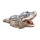 thumbnail image 1 of Escultura de animal de cocodrilo, estatua de mascota de té, colección de arena púrpura pequeña 75 cm x 35 cm x 35 cm, 1 of 9