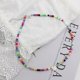 thumbnail image 1 of Collar de cuentas de concha natural, gargantilla de arcilla polimérica Bohemia con corazón de moda coreana, colgante colorido, cuello de verano, joyería femenina hecha a mano Tan Jianjun unisex, 1 of 2