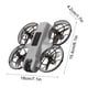 thumbnail image 2 of Dron plegable de 4,5 pulgadas con cámara HD 8K | 30 minutos de vuelo y capacidad para esquivar obstáculos | Cuadricóptero con motor sin escobillas para adultos y adolescentes | Control remoto y por, 2 of 5