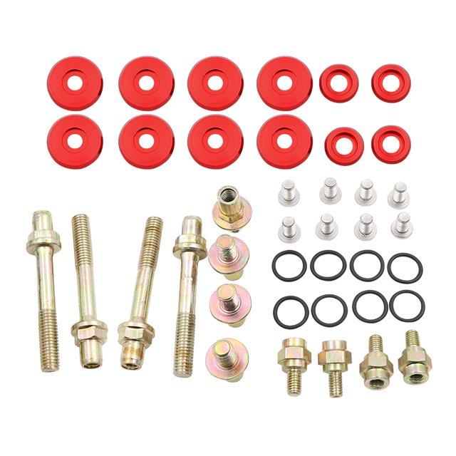 Juego De 36 Uds/1 De Aleación De Aluminio Para Motor De Coche, Cubierta De Válvula De Perfil Bajo, Kit De Pernos De Arandela, Reemplazo De Alto Rendimiento Para Honda B Series Serendint VI009208-03