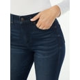 thumbnail image 4 of Sofia Jeans Women's Rosa Curvy High Rise Destructed Hem Skinny Jeans, 4 of 6