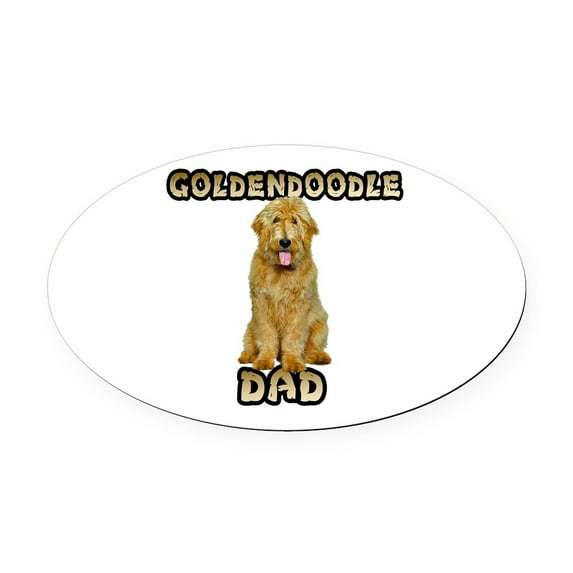 CafePress - Goldendoodle Dad - Oval Car Magnet