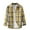 Yellow, variant on Diufon Men's Shirts Jacket Casual Long Sleeve Lapel Button Down Plaid Shirt Spring Summer Lightweight Tops