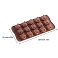thumbnail image 3 of Monstrate Silicone Animal Head Chocolate Mold Flexible Tools Ice-cube Cake Heats-resistant Bakery Sugar Home Odorless Biscuit Mould Type3 NO3, 3 of 6