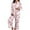 B-Pink4, variant on Bibifish Womens Pajama Sets Pink Base Red Lip Printed Long Sleeve Sleepwear Sets Button Down Pj Top With Wide Leg Pants Trendy Cute Nightwear Sets