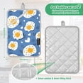 thumbnail image 6 of Yayeee Pot Holders Kitchen Heat Resistant with Pockets 7"x9.8" Cotton Oven Cooking Hot Pads, Cute Fried Eggs, 6 of 7