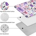 thumbnail image 5 of Purple Gothic Cat Crystal Pattern Bathroom Rugs Sets 3 Piece,Toilet Cover Set,Absorbent Non Slip Bathroom Mats Sets with U-Shaped Contour Rug Toilet Rug Set, 5 of 5