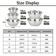 thumbnail image 2 of 1PC Steel Light Luxury Thickened Multi-Functional Large Basin Stainless Steel Basin Set Soup Basin Stainless Steel Water Basin, 2 of 7