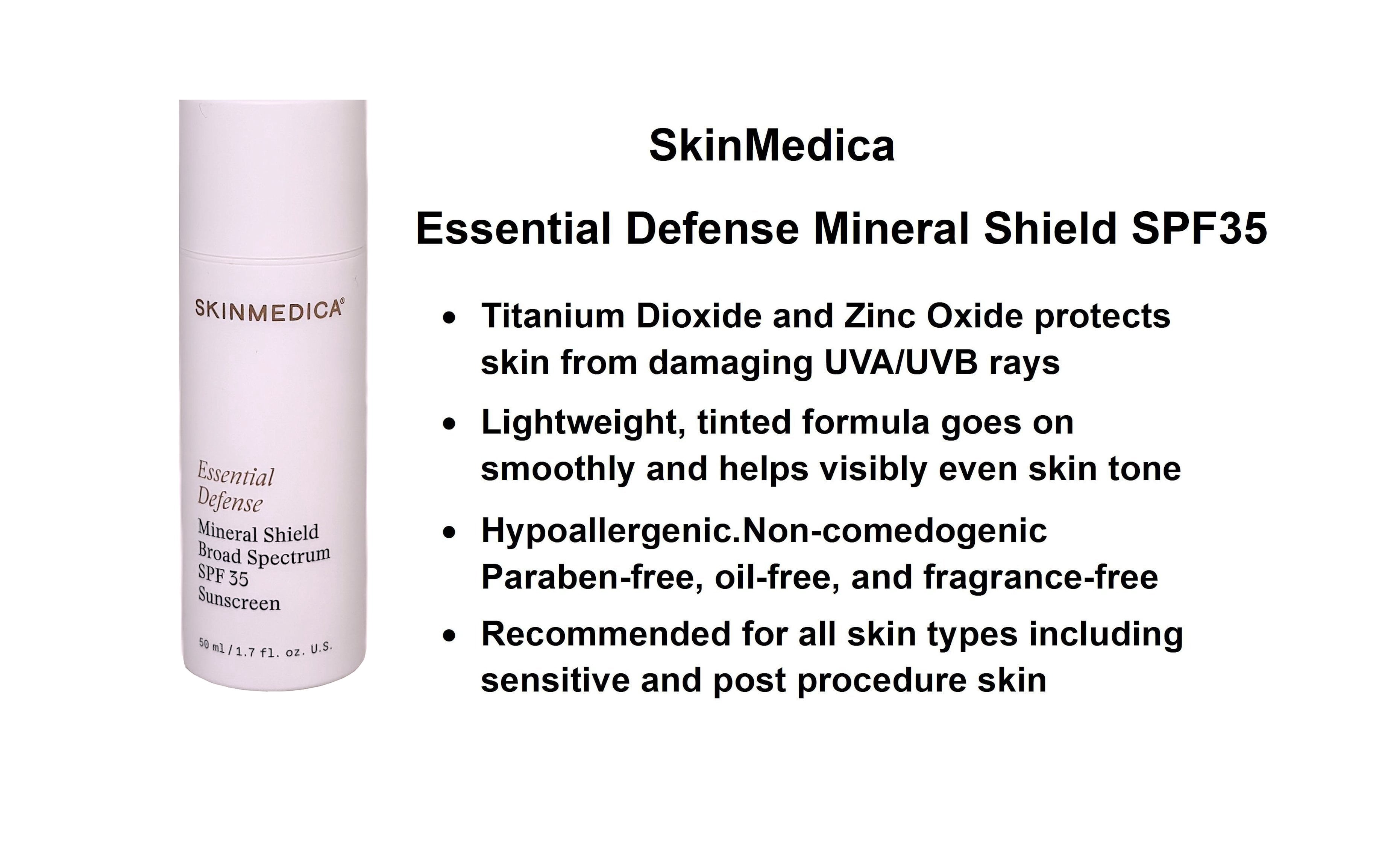 SkinMedica Essential Defense Mineral Shield SPF35 1.7 fl oz (50ml)