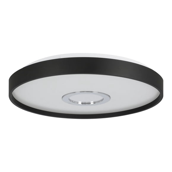 Lámpara Plafón Led Decor Living Acrílico Negro 38X6.5 Cm