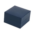 thumbnail image 4 of Caja de almacenamiento para un solo reloj, estuche portátil para regalo de aniversario, sencilla, para hombres y mujeres, compacta, con funda de reloj con almohada extraíble. Azul oscuro, 4 of 10