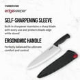 thumbnail image 6 of Farberware Edgekeeper Classic 8-inch Chef Knife with Black Self-Sharpening Sleeve and Handle, 6 of 18