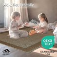 thumbnail image 4 of ODIKA 5'x7' Machine Washable Non-Slip Area Rug, Modern Natural Leopard Large Non Shedding High Traffic Rug, Brown, 45795, 4 of 7