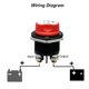 thumbnail image 4 of 1PC 100A Marine Boat Car RV Battery Disconnect Isolator Cut Off ON Off Kill Switch 12V-32V Car Accessories Car Parts, 4 of 5
