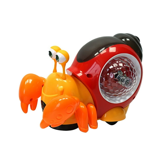 Electric Induction Hermit Crab Comes With Induction Escape Children'S Toy Music Light Rechargeable Baby Toy
