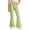 Green, variant on fatyb Girls Uniform Pants School Bell Bottoms for Girls High Waist Dress Flare Leg Pants with Pockets