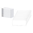 thumbnail image 1 of 10 Unids Tarjetas de Acrílico Transparente Signos de Nombre de Invitado Números de Tarjetas de Asiento de Soporte Placa en Blanco, 1 of 5