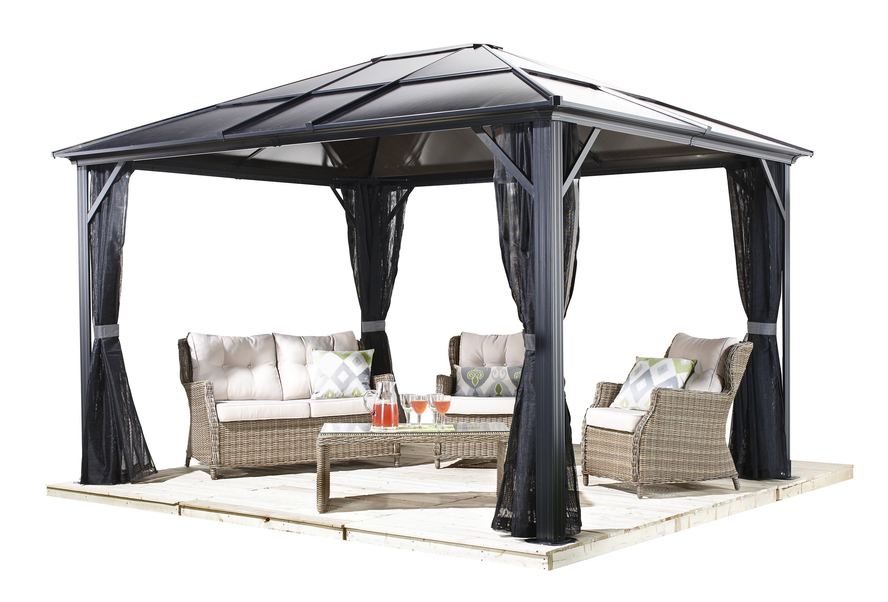 sojag 12x16 hardtop gazebo
