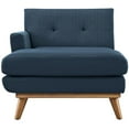thumbnail image 3 of Modway Engage Left-Facing Upholstered Fabric Chaise in Azure, 3 of 5