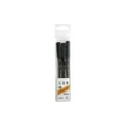 thumbnail image 1 of Y&C Calligraphy Marker Chisel Tip Black 3pc, 1 of 2