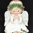 thumbnail image 3 of CafePress - Christmas Cute Baby Angel Praying Pajamas - Women's Short Sleeve Print T-Shirt and Pants Dark Cotton Pajama Set, 3 of 7