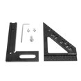 thumbnail image 2 of Regla De Medición Multiángulo 3D ANGGREK Transportador Cuadrado Resistente Al Desgaste Y Regla Triangular De Inglete Con Carpintero, 2 of 7