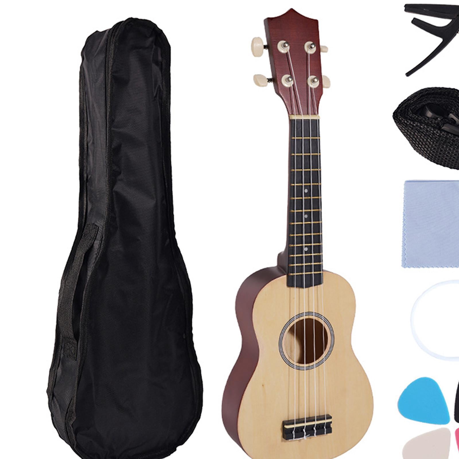 QccHieUs Kids Ukulele 4 String Mini Children Ukulele Guitar with Storage Bag Professional wood