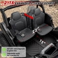 thumbnail image 4 of TOYBSNR 24 Volt 2-Seater Ride on Toys with Remote Control 4WD XXXL Electric Car for Big Kids Ages 3-14, Ride on Cars UTV with 15" EVA Tires, Rainbow LED Lights Bluetooth Music Spring Suspension Black, 4 of 10