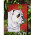 thumbnail image 3 of Carolines Treasures LH9319GF 11 x 15 Po. Drapeau de Noël Bulldog English Flocons de Neige Rouges et Verts, Taille Jardin, 3 of 3