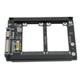 thumbnail image 1 of MSATA A Tarjeta Convertidor del adaptador de Disco Duro, 6Gbps PCB PCB Iron Plug Y reproducir dual dual msata ssd a 2.5 pulgadas iii adaptador para pc, 1 of 7