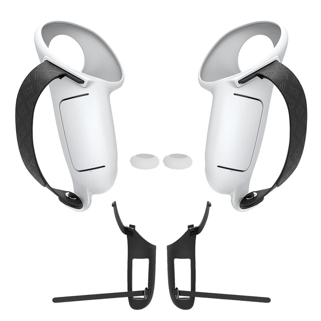 Protector Controladores Cubierta Protectora Agarre Con Tapa Basculante Silicona para Nueva Generación () Blanco
