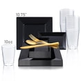 thumbnail image 3 of Smarty Disposable Plastic Party Dinnerware Set Square Rectangle (60-Person Package), 3 of 11