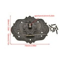 thumbnail image 4 of LAIQIEN Vintage for Latch Lock Antique Zinc Alloy Decorative Hasp Jewelry Book Hasp, 4 of 6