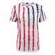 thumbnail image 4 of Blusa informal de manga corta con cuello redondo y hombros descubiertos para mujer Fridja  hjk3762, 4 of 5