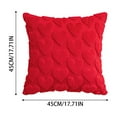 thumbnail image 3 of Valentine's Day Decorative Pillowcase with Fresh Embroidery for Living Room Sofa Cushion Cover Solid Color Home Valentine's Day Decorations, 3 of 8