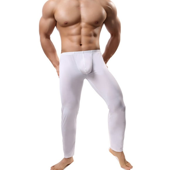 ZAXARRA Men? s Leggings Boys Solid Color Low Waist Trousers Skinny Pants