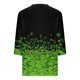 thumbnail image 2 of TaTaai Women St. Patrick's Day Print Loose V-Neck 3/4 Sleeve Top Casual Fashion T-Shirt Ladies Spring Daily Holiday Wear Lightweight Breathable Non-See-Through No Fading Stylish Top Gift, 2 of 5