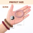thumbnail image 2 of Dinheiro Peine circular de plástico flexible, peine elástico para el cabello, banda para el cabello, 2 of 6