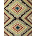 thumbnail image 1 of Ahgly Company Indoor Rectangle Abstract Ginger Brown Green Abstract Area Rugs, 2' x 3', 1 of 6