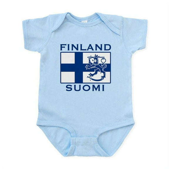 CafePress - Finland Suomi Flag Infant Bodysuit - Baby Light Bodysuit, Size Newborn - 24 Months