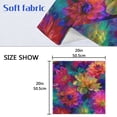 thumbnail image 5 of 1 Pack 20'' x20" Satin Table Napkins Dinner Napkins for wedding Party Decoration events Colorful and Bright Floral Pattern, 5 of 6