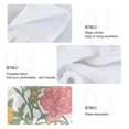 thumbnail image 4 of Haosy 2 Pack Kitchen Wash Cloths with Hanging Loops Absorbent Absorbent Quick Drying Hand Towels, Pastel Pink Yellow Cream Peonie, 4 of 7
