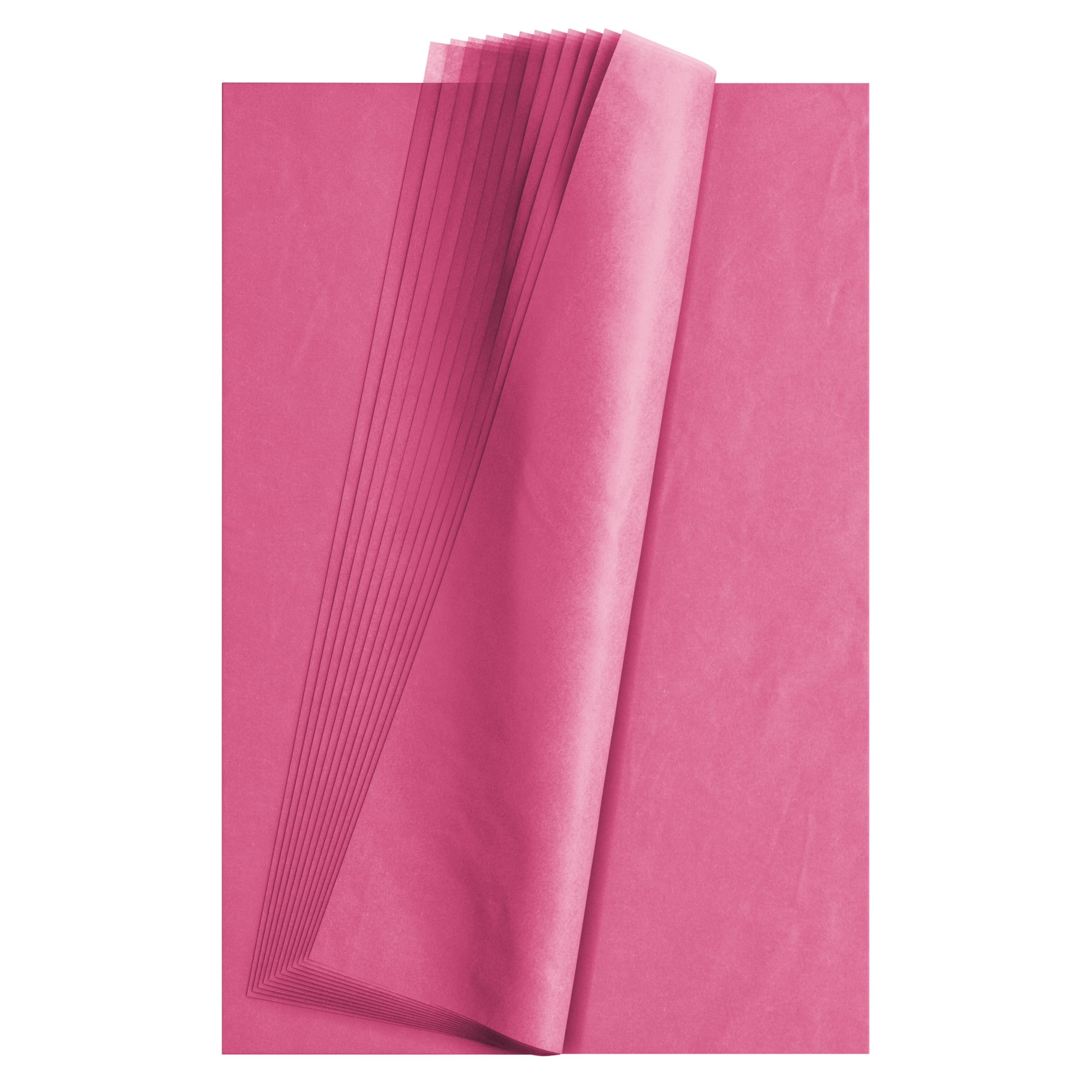 Crown Display 120 Count Tissue Paper for Gift and Crafts 15" x 20" - Hot Pink