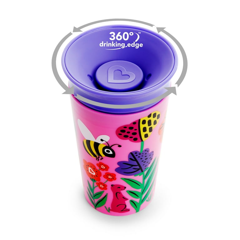Munchkin® Miracle® 360° WildLove Spoutless Sippy Cup, 9 oz Munchkin® Miracle® 360° WildLove Spoutless Sippy Cup, 9 oz