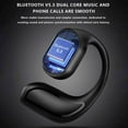 thumbnail image 6 of Kyusrd Noise Reduction Wireless Bluetooth Earphones With High Battery and Long Range Digital Display 5.3 Non Ear Car Sports Earphones, 6 of 7