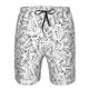 thumbnail image 3 of Fotbe Black White Music Trajes de Baño Estampados para Hombre, Shorts de Verano de Secado Rápido, Ropa de Playa, Bañadores-Large, 3 of 6