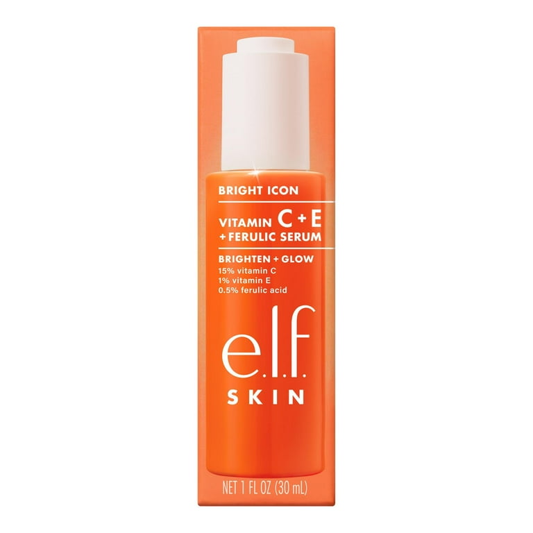 e.l.f. Cosmetics Bright Icon Vitamin C E Ferulic Face Serum 1 fl